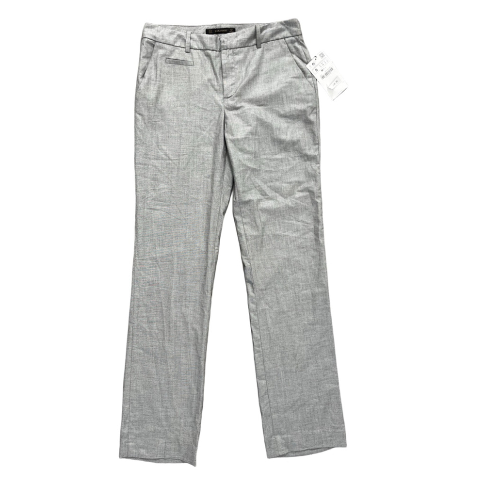 Women's Zara Basic Grey Trousers Size S